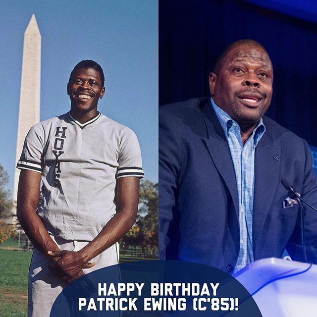 Happy Birthday to Georgetown legend & dedicated alum Patrick Ewing (C\85)! 