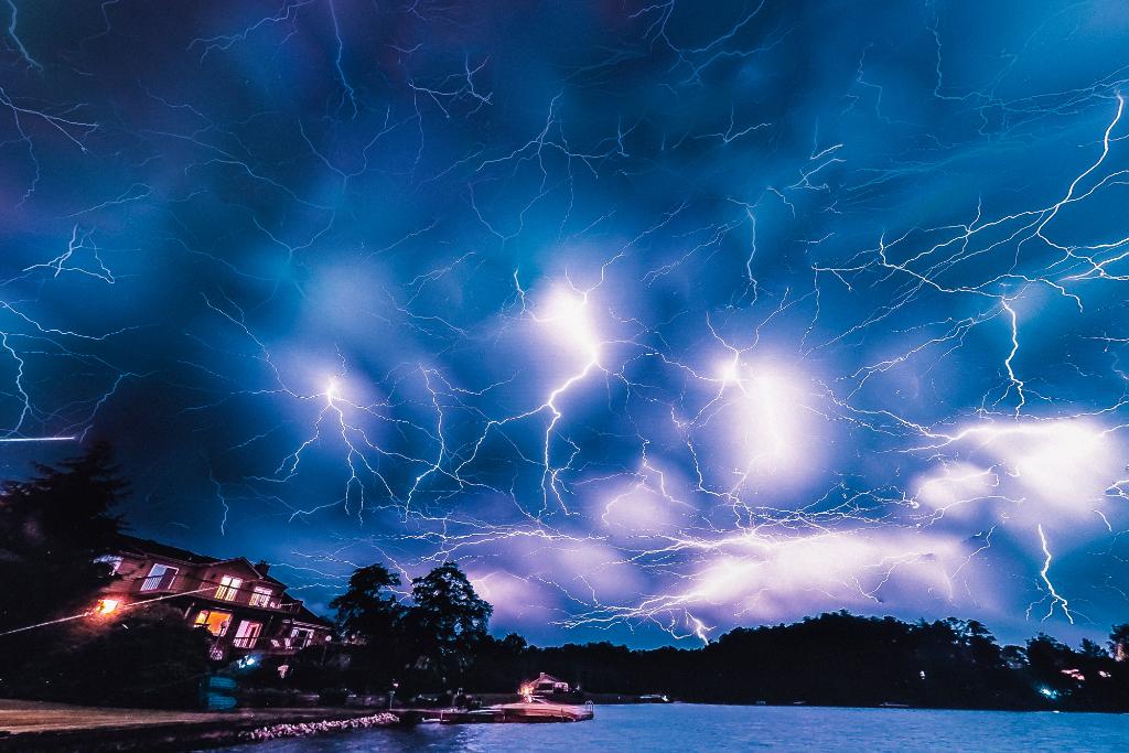 GoPro's tweet photo. Photo of the Day! @TrevorMahlmann caught a lightning storm in Indiana. Submit your photos at http://t.co/MLVXTtlM2U http://t.co/1a0wMxTuSS