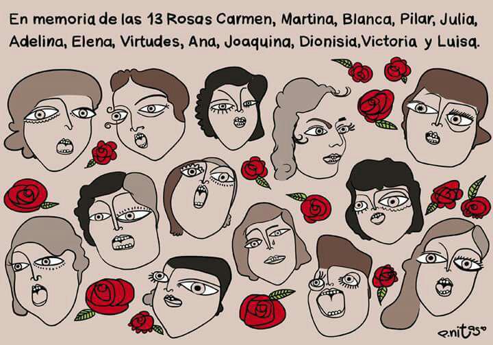JM_Kichi's tweet photo. Hoy se cumplen 76 años del asesinato de las 13 Rosas. Ni olvido ni perdón. http://t.co/dFHL7zhclD