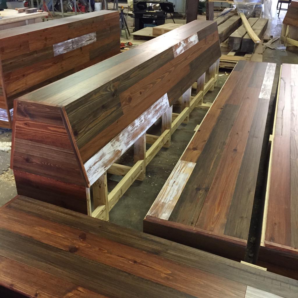 Sealed and ready to go!

#banquette #nola #restaurant #custom #woodworking