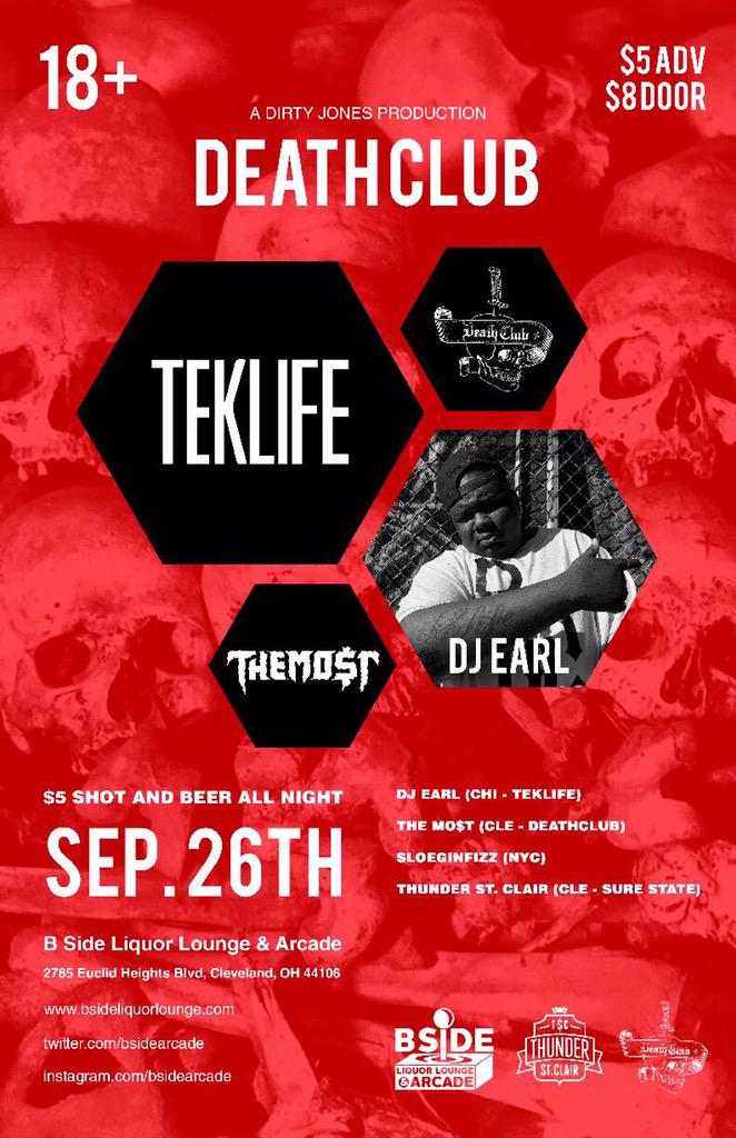 DeejayEarl_'s tweet photo. JUST ANNOUNCED!  @DeejayEarl_ of @teklife57 @itstheMOST  9/26 TIX: http://t.co/Xh4hVVdmZa http://t.co/Tcejv5zZSr http://t.co/OJJqCVEb3P