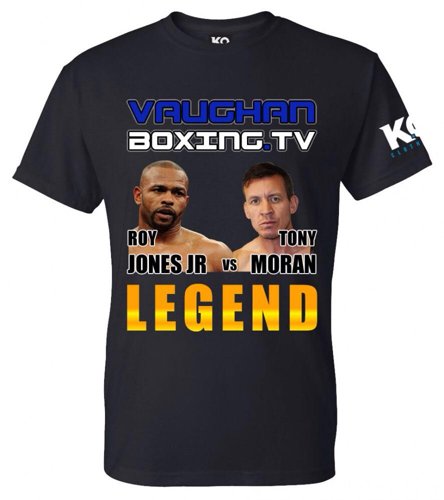 Official LEGEND fight night shirts @ knockoutclothing.com/vblegend #RJJLEGEND <a href="/VBPress/">Vaughan Promotions</a> @vaughanboxing <a href="/RealRoyJonesJr/">Roy Jones Jr.</a> #KO
