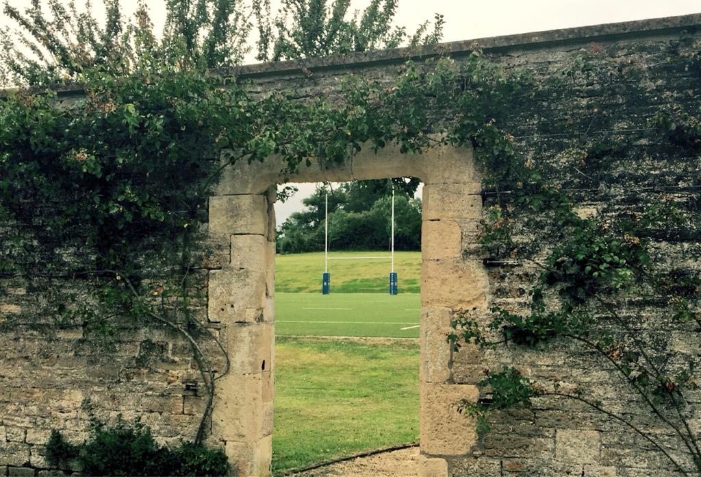 BathRugby's tweet photo. Is this what 'The Secret Garden' would have looked like if Frances Hodgson Burnett was a rugby supporter? #Farleigh http://t.co/vc6fe0xRyM