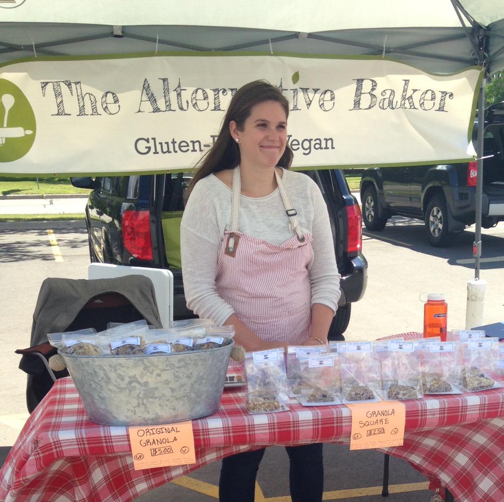 LeedaleKelsey's tweet photo. Visiting with one of our local @Summer_Company's 2015 participants this afternoon @AlternativBaker #Entrepreneurship http://t.co/WFqcBpUXiG