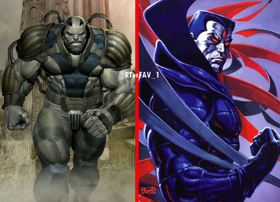 REQUESTED 
RT for Apocalypse 
FAV for Mister Sinister