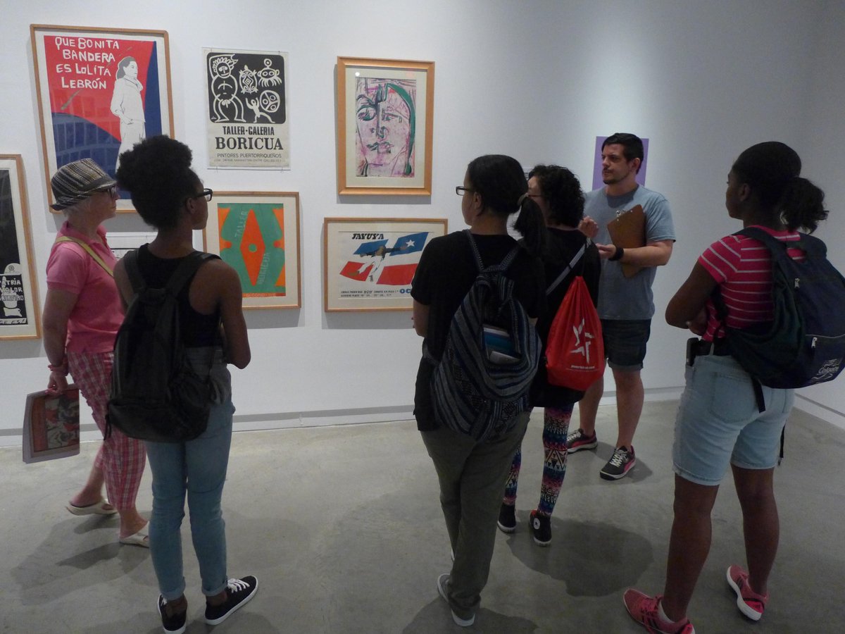 BronxRiverArt's tweet photo. Teen Project Studio visits #highbridge, oldest bridge in #NYC and @BronxMuseum to see #BronxCalling and #YoungLords http://t.co/1FFHdEFHWZ