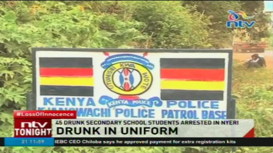 AbdallahKapuoon's tweet photo. 45 drunk students from various secondary schools in Kirinyaga and Nyeri counties arrested #LossOfInnocense
http://t.co/7JbjC65lLh