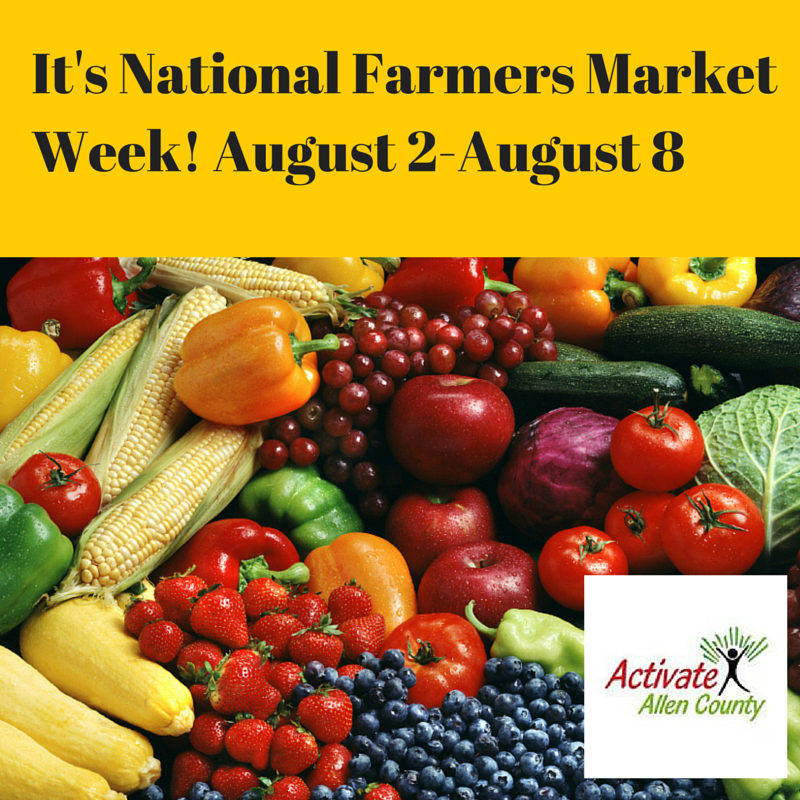 ActivateAllenCo's tweet photo. It’s National Farmers Market Week! Get out there &amp; support your local farmers market! #activateallencounty http://t.co/uXJpIriRHw