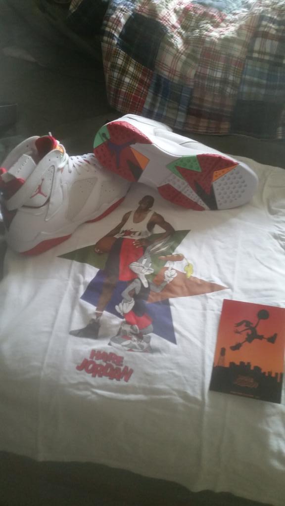 conradaddanhour's tweet image. Newest addition to my beautiful sneaker fam thanks to the legendary @ethanrmitchell  #whatsupdoc #whatsupmike #hare7