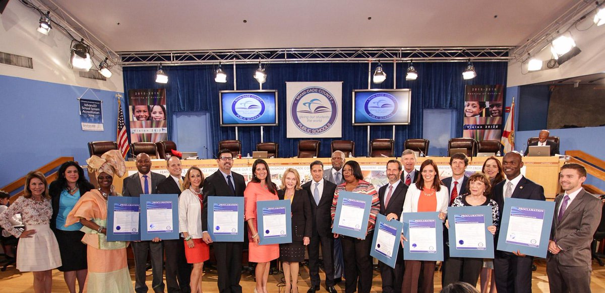 MDCPS's tweet photo. Thanks @DadeDelegation for making education a top priority &amp; helping us give our students the world. #PublicService http://t.co/yXzvrAN9km