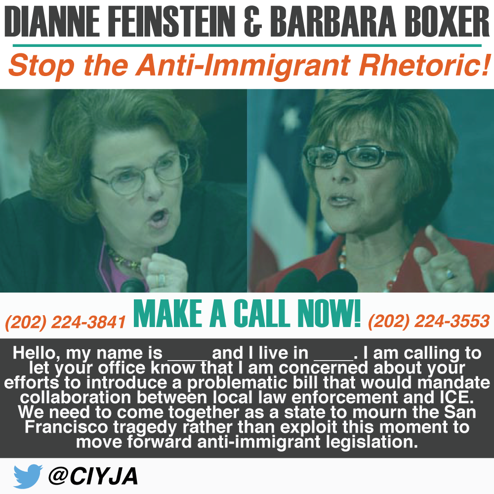 ajsocal_'s tweet photo. Add'l enforcement isn't the answer for addressing the #SF tragedy. Call @SenFeinstein today! #RejectPEPComm http://t.co/RtPd263YAf