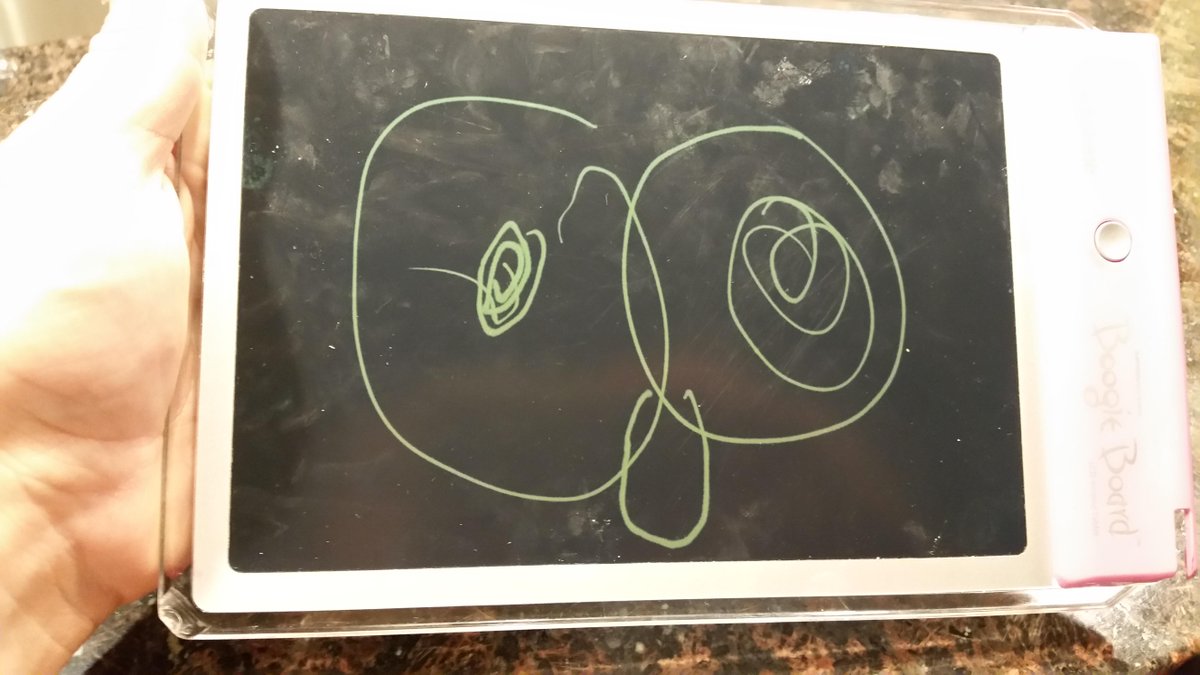Me: What's this?
4 y/o daughter: A butt w/ eyeballs
Me: What's that in the middle?
daughter: A penis

And away we go.