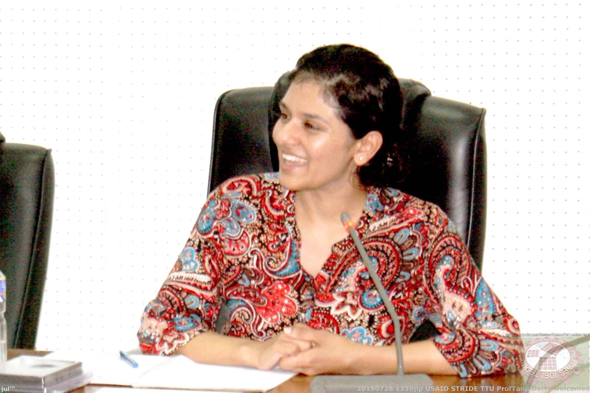 TNTechWaterCtr's tweet image. Dr. Datta shares info about #wastewater research needs to @TUPManila through the @STRIDE_Program // @tennesseetech