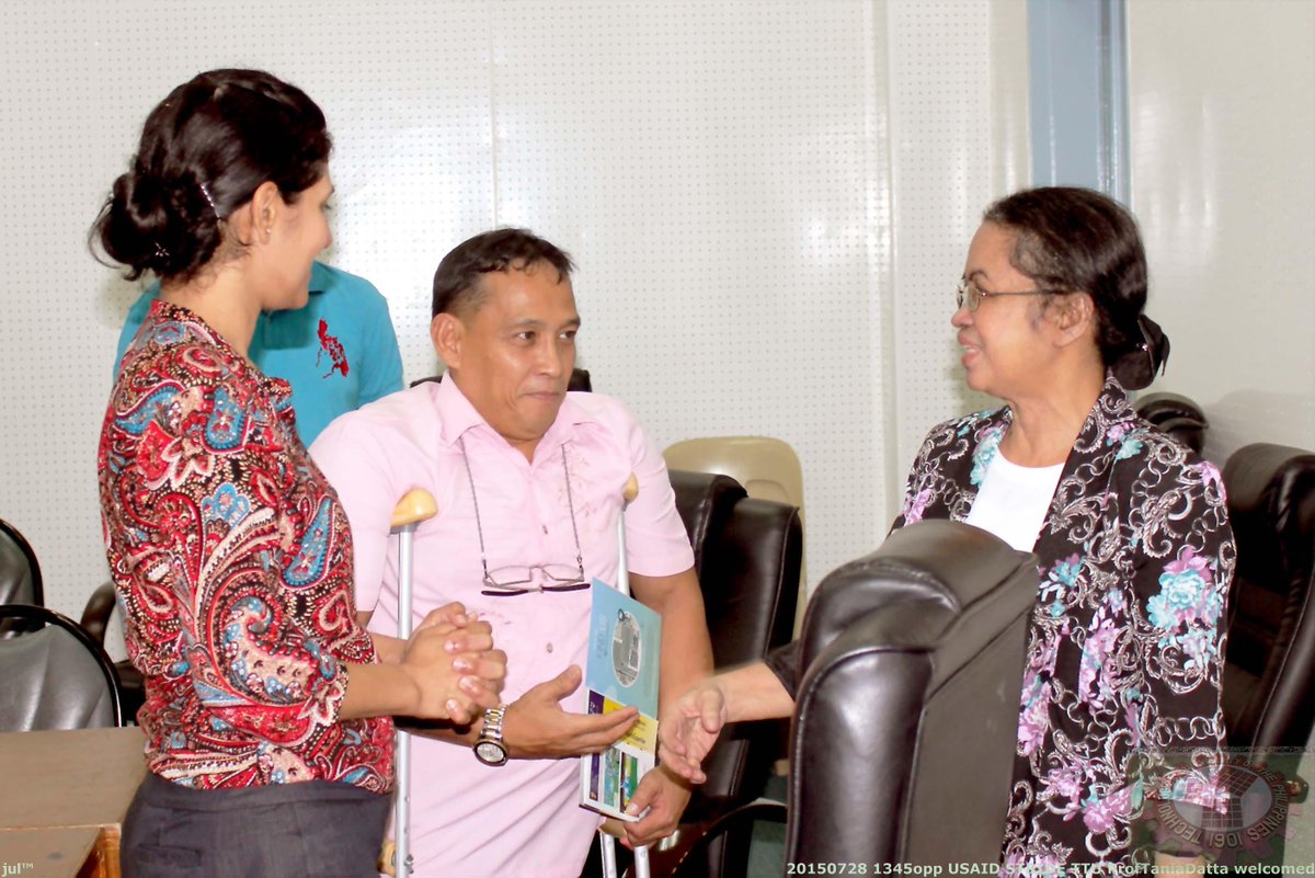 TNTechWaterCtr's tweet image. Dr. Datta shares info about #wastewater research needs to @TUPManila through the @STRIDE_Program // @tennesseetech