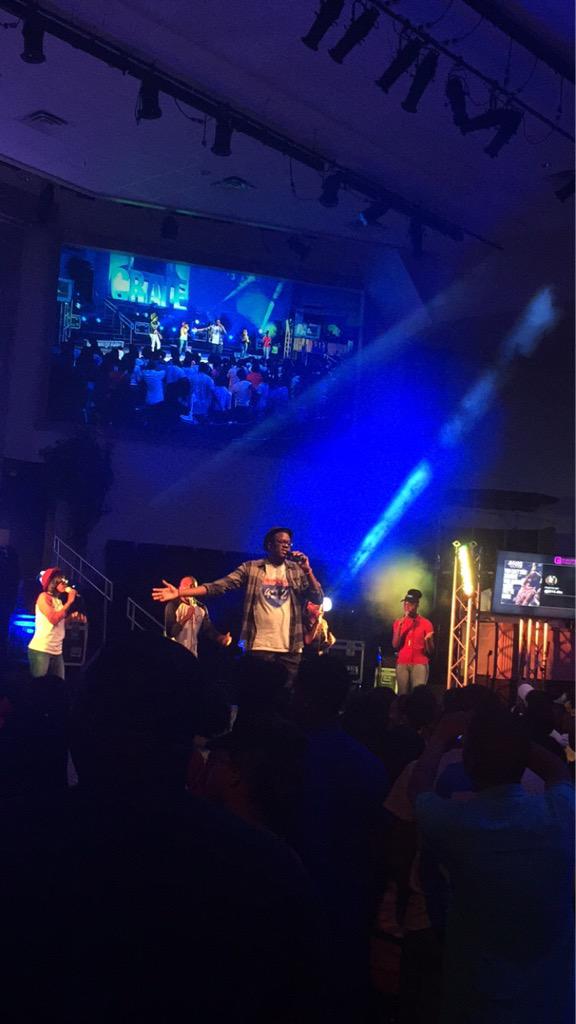 Pvncho11's tweet image. My boy @jbrown_legend at crave #CSC15