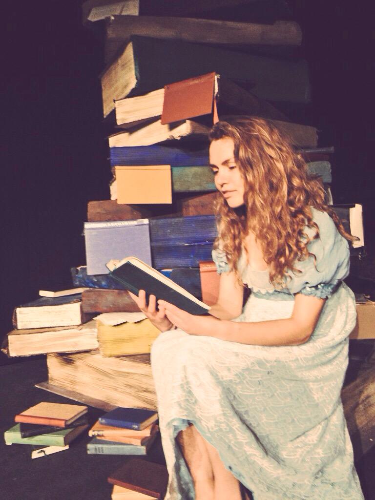 DisparatTheater's tweet photo. Tech rehearsal today at @FollowTheCow #udderbelly #ReboundingHail #edfringe http://t.co/grjuptIdIT