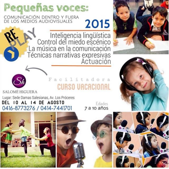 ¡LOCUCIÓN EN UN PLAN VACACIONAL! Del 10 al 17 de agosto. Inf.: 0416-8773276 / 0414-7441701