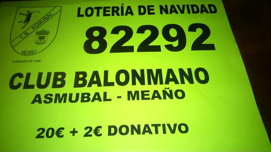 LOTERIA DEL ASMUBAL MEAÑO
(Interesados preguntar aqui)