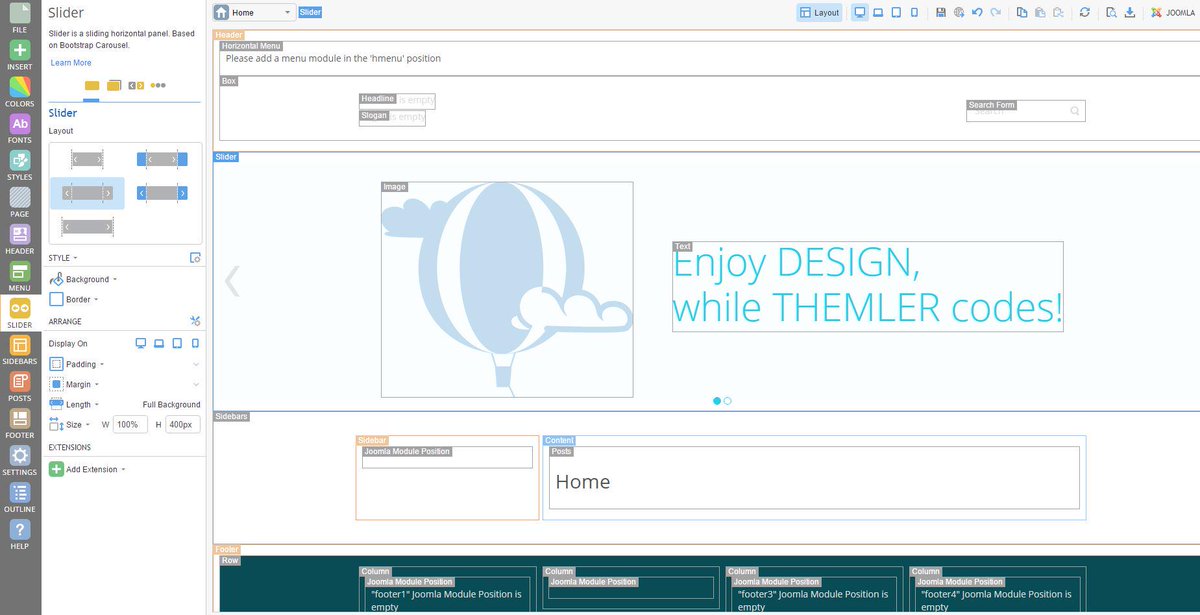 ckanselaar's tweet photo. #themler template opbouwen zo vanuit de #backend van je favo #CMS systeem. Maar werkt het? #weshallsee http://t.co/fjK0yBDbCt