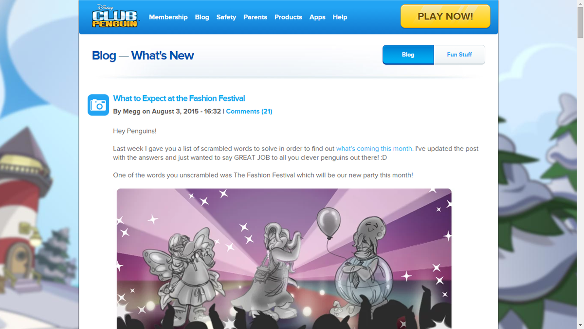 FunCPRetweets's tweet photo. Retweet this if you like the current @clubpenguin Blog! http://t.co/RvrSR7OVss