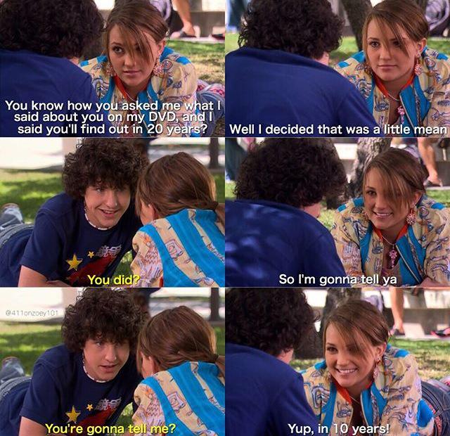 ChildhoodShows's tweet image. This Zoey 101 episode aired on September 18, 2005
CHASE IS GONNA FIND OUT WHAT'S INSIDE THE TIME CAPSULE NEXT MONTH