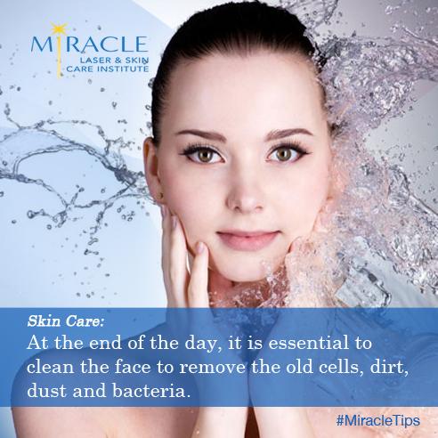 miracleinstitut's tweet photo. At the end of the day, it is essential to clean the face to remove the old cells, dirt, dust and ... #MiracleTips http://t.co/SvBeRqwV7f