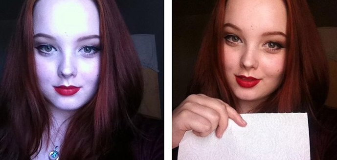 LuckyMagazine's tweet image. What to do when the light just isn't right for your selfie: lcky.mg/1IXW7Vx