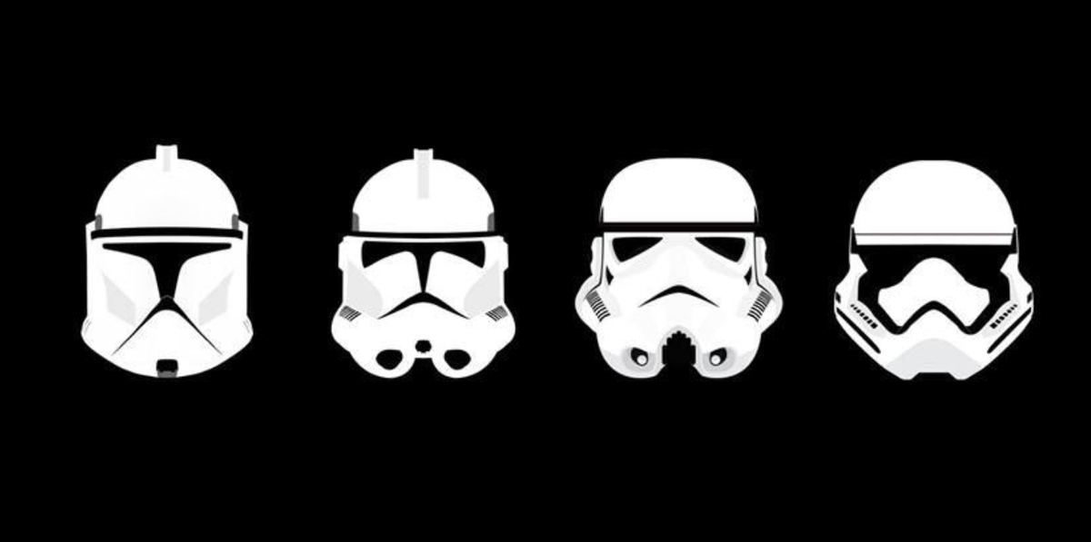 Frikifotos's tweet photo. Evolución de los clones. http://t.co/nVowgOKYfN