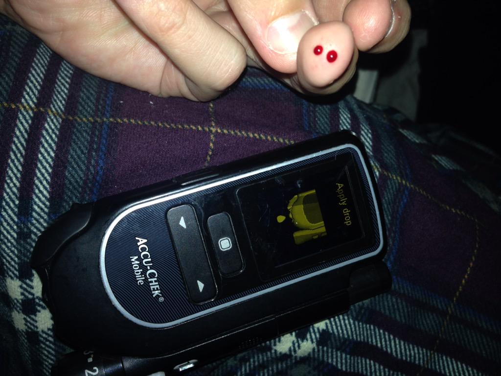 type1dad's tweet photo. This is probably gods way of saying "Just give up" #diabetes http://t.co/3TsDrHhAmS