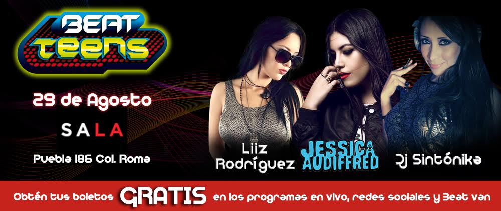 onnimusic's tweet photo. ¡@BEATOFICIAL presenta #BeatTeens evento para menores con las Dj's #JessicaAudiffred #DJSintonika y #LiizRodriguez! http://t.co/t0UkVxOesi