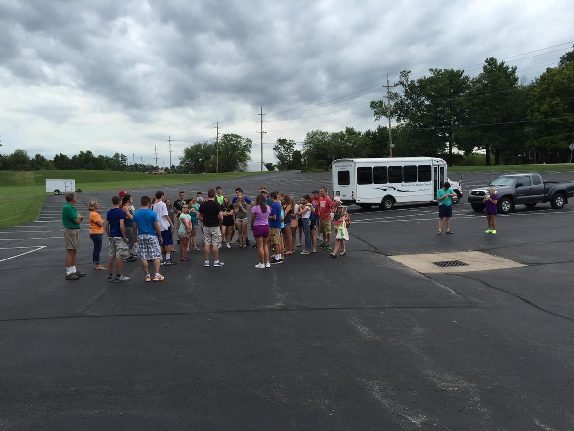 billclark's tweet image. Our @hickorygroveym are heading to Covington to lead #FunInTheSon. Rain rain stay away!