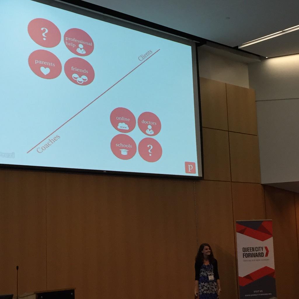 Winner of #CSW7 <a href="/PantreaCo/">Pantrea</a> presenting at #QCForward #ImpactU Go Brooke!!