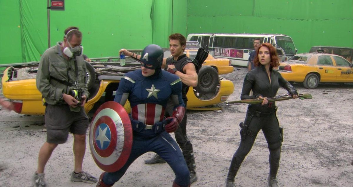 SteveHeroRogers's tweet photo. Me with The Avengers http://t.co/8ei3CGZ1Na