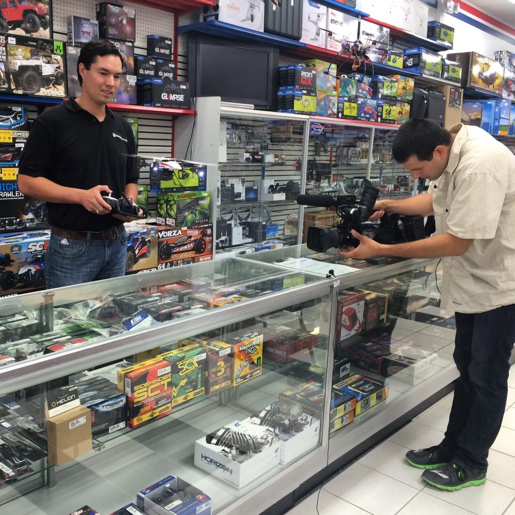 @ 6 we live at <a href="/HobbyTownAustin/">HobbyTown USA</a> to find out about drone regulation and how hobbyist are using unmanned aircrafts