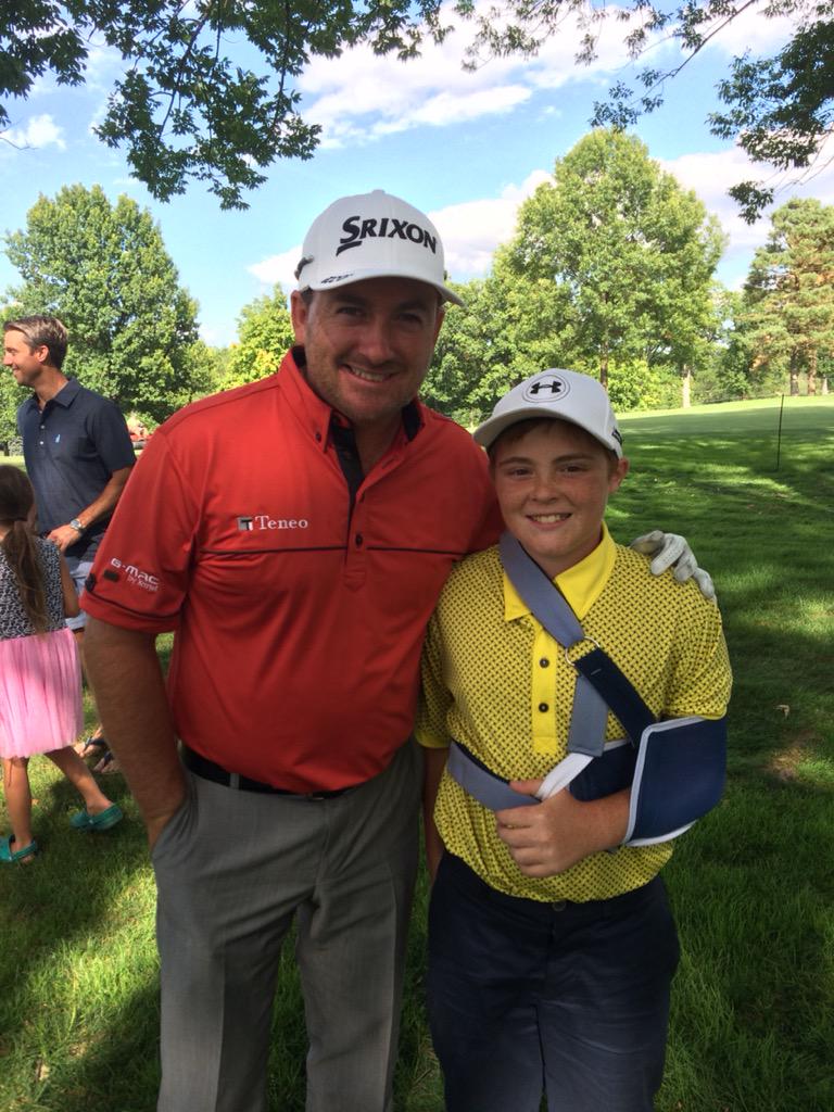 tkalldaypga's tweet photo. @aidankeenan2 hanging with his boy @Graeme_McDowell at @WGC_Bridgestone today! http://t.co/YlVFqtFd3h