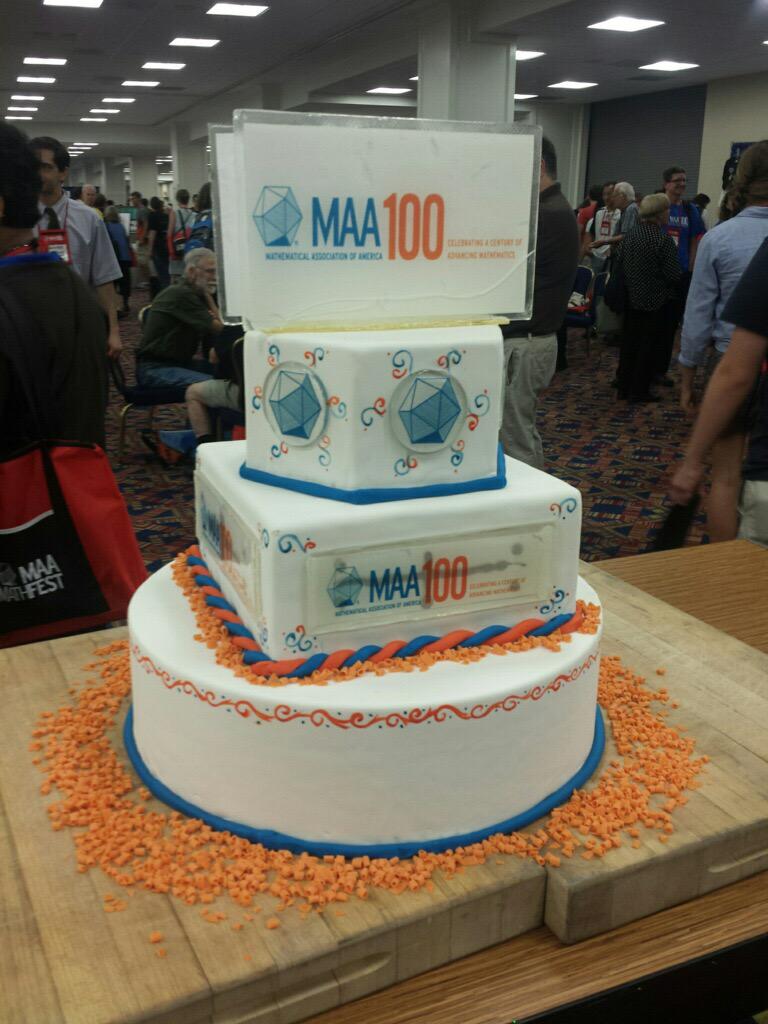 WWTeachFellow's tweet image. We are excited to be at #mathfest #happybirthdayMAA