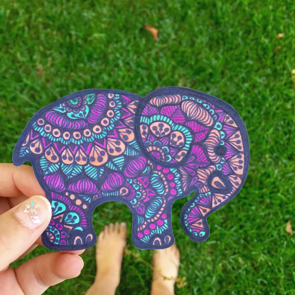 ggrraacciiieeee's tweet photo. #IvoryEllaArt @shopivoryella ☀️🐘 http://t.co/kJiBpFSP9b
