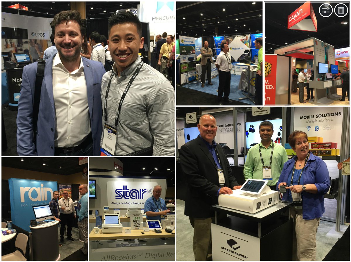 POS_Portal's tweet photo. We had a great time at #RetailNow2015! @APGCashDrawer @cayan @eMobilePOS @touchbistro @rainretail @StarMicronics http://t.co/763ffaziXE