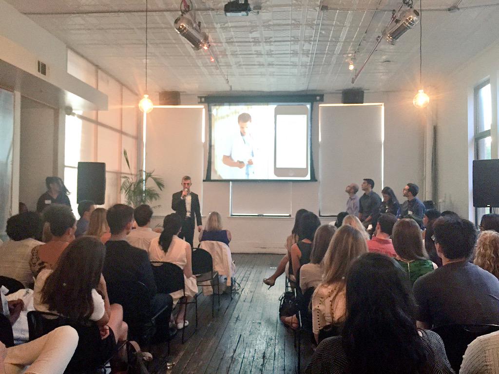 CommonBond's tweet photo. Next up: Founder of #bcorp DocPronto, Jon Sockol! #cbsocials #socent http://t.co/5EJa8FmISa