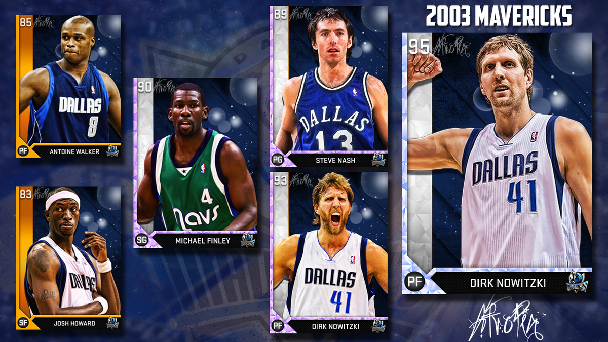NBA2KEdits's tweet photo. #NBA2K16 Style 2003 Dallas Mavericks RT's/Favs appreciated Made by @AfroPig23 http://t.co/6dMZwXQr4I