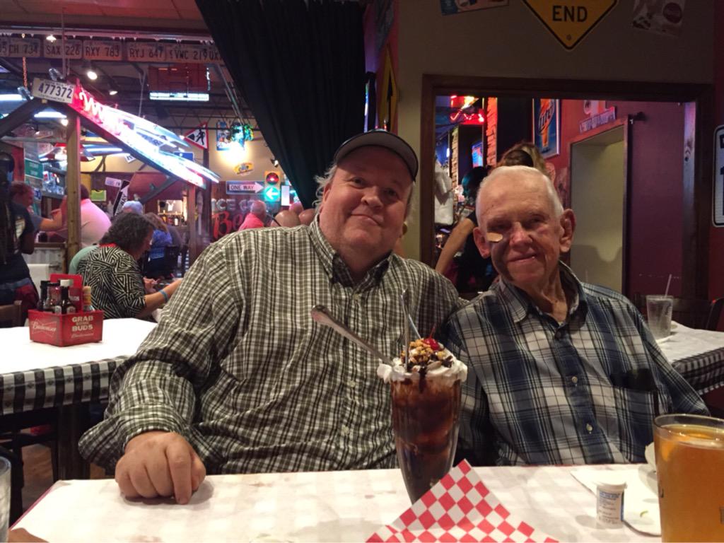 NicholasJBique's tweet image. Dad's birthday dinner was a success! #Bobby51