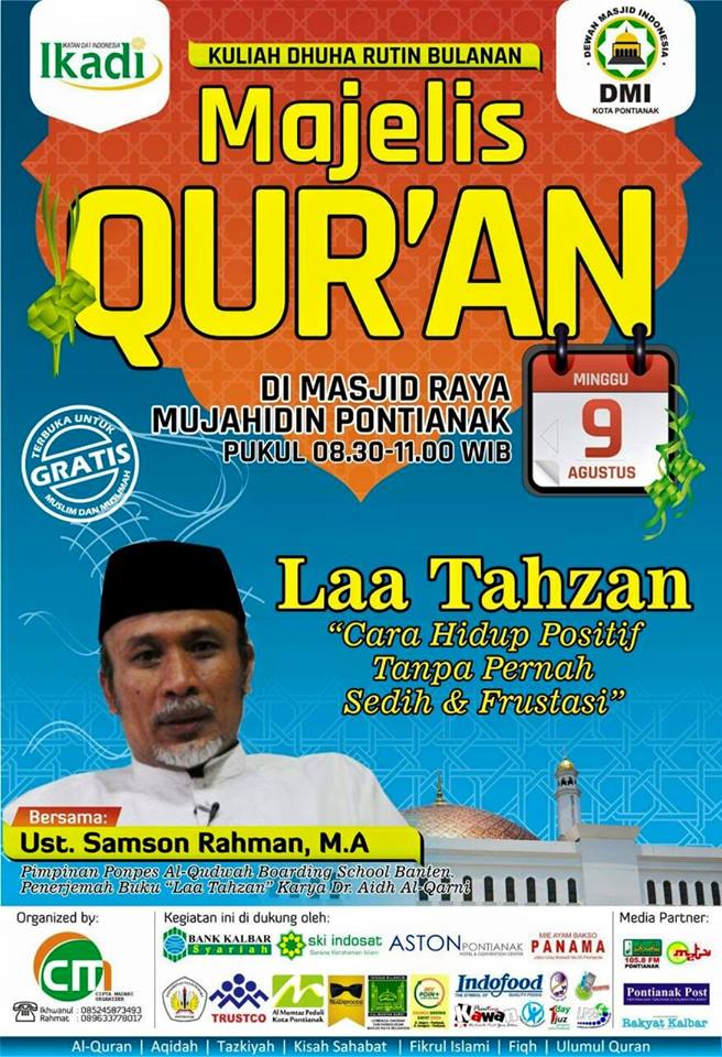 mujahidinfm's tweet photo. Mari hadiri kajian Majelis Qur'an. Set waktunya biar ndk kelupaan Ikhwahfillah.
@ikadiorid @MQuran_ http://t.co/tkwAa7TPwD