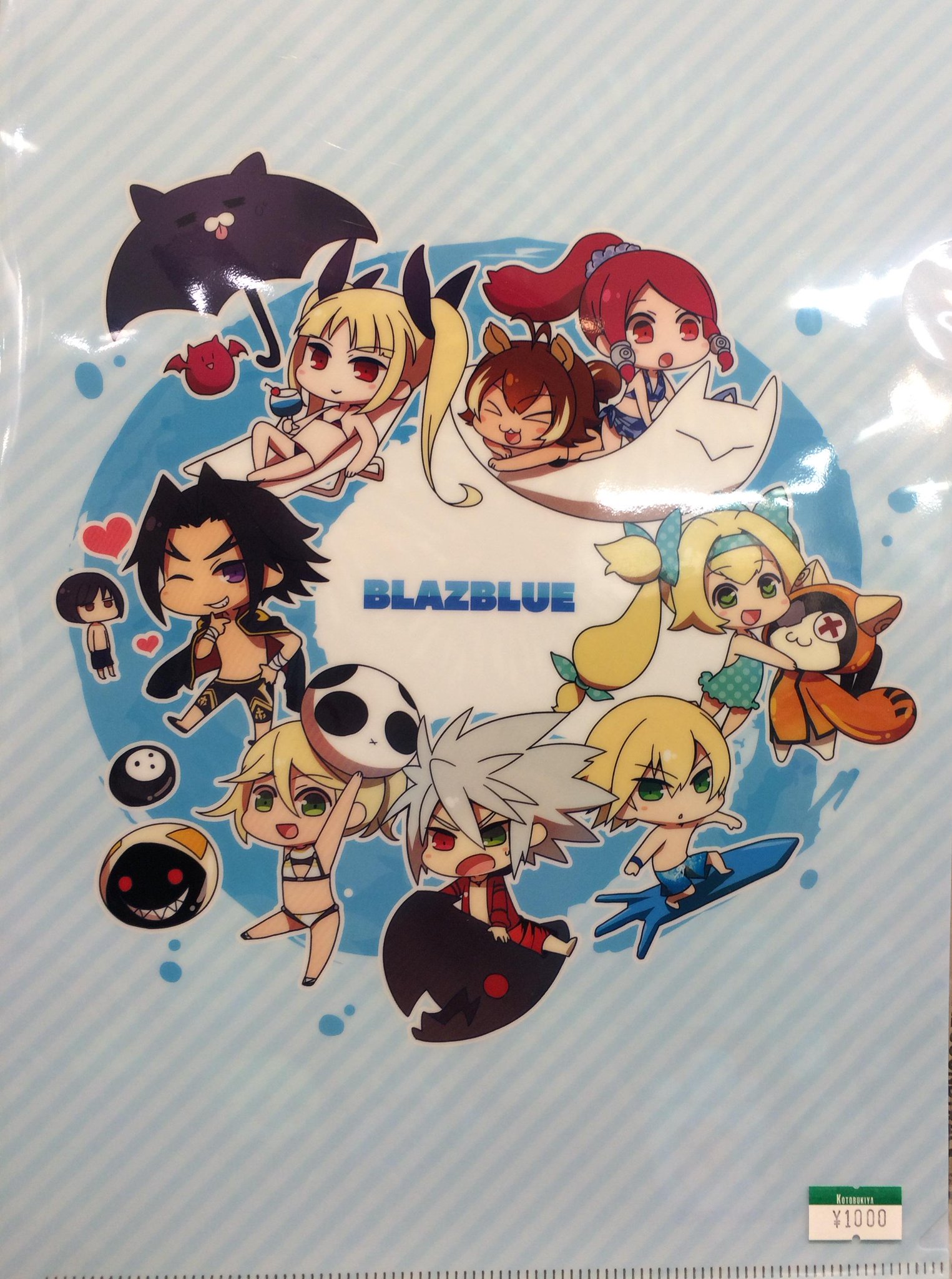 コトブキヤ秋葉原館 1階 新商品情報 ブレイブルーよりイベントグッズ ぶるふぇすtシャツ 3000 税別 と ぶるふぇすクリアファイルセット 1 000 税別 入荷しました イベント会場で買えなかった方は是非