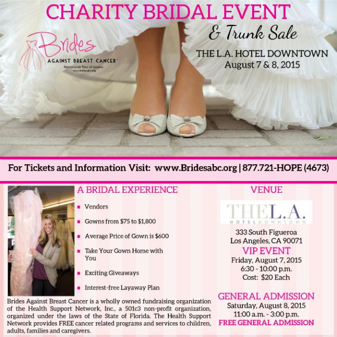 bridal gowns charity los angeles