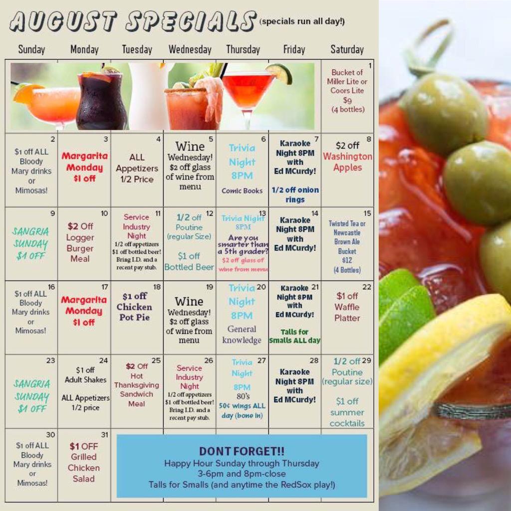 Dysart's on Broadway. #AugustSpecials #bangormaine