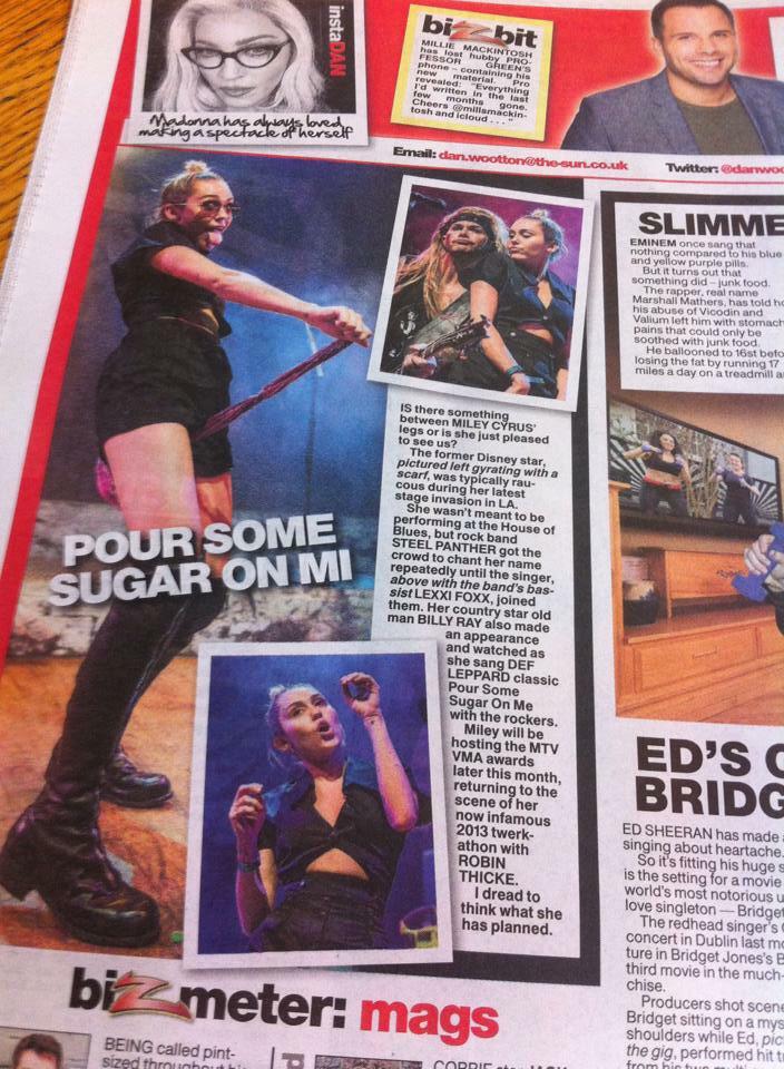 Joe Lester Photos (@joelesterphotos) on Twitter photo Love from #Scotland <a href="/MileyCyrus/">Miley Cyrus</a> <a href="/Steel_Panther/">Steel Panther</a> in the <a href="/ScottishSun/">The Scottish Sun</a> @SteelPantherEUR <a href="/Stixzadinia/">Stix Zadinia</a> <a href="/lexxi_foxxx/">lexxi foxxx</a> Love from #Scotland <a href="/MileyCyrus/">Miley Cyrus</a> <a href="/Steel_Panther/">Steel Panther</a> in the <a href="/ScottishSun/">The Scottish Sun</a> @SteelPantherEUR <a href="/Stixzadinia/">Stix Zadinia</a> <a href="/lexxi_foxxx/">lexxi foxxx</a>