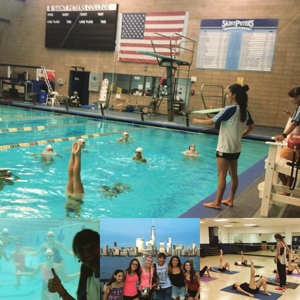 andreafuentes83's tweet photo. Work in progress here in #NewYork! Building some good athletes ;) #synchro #synchrofflimits #synchrocamp http://t.co/QnGr2jwALE