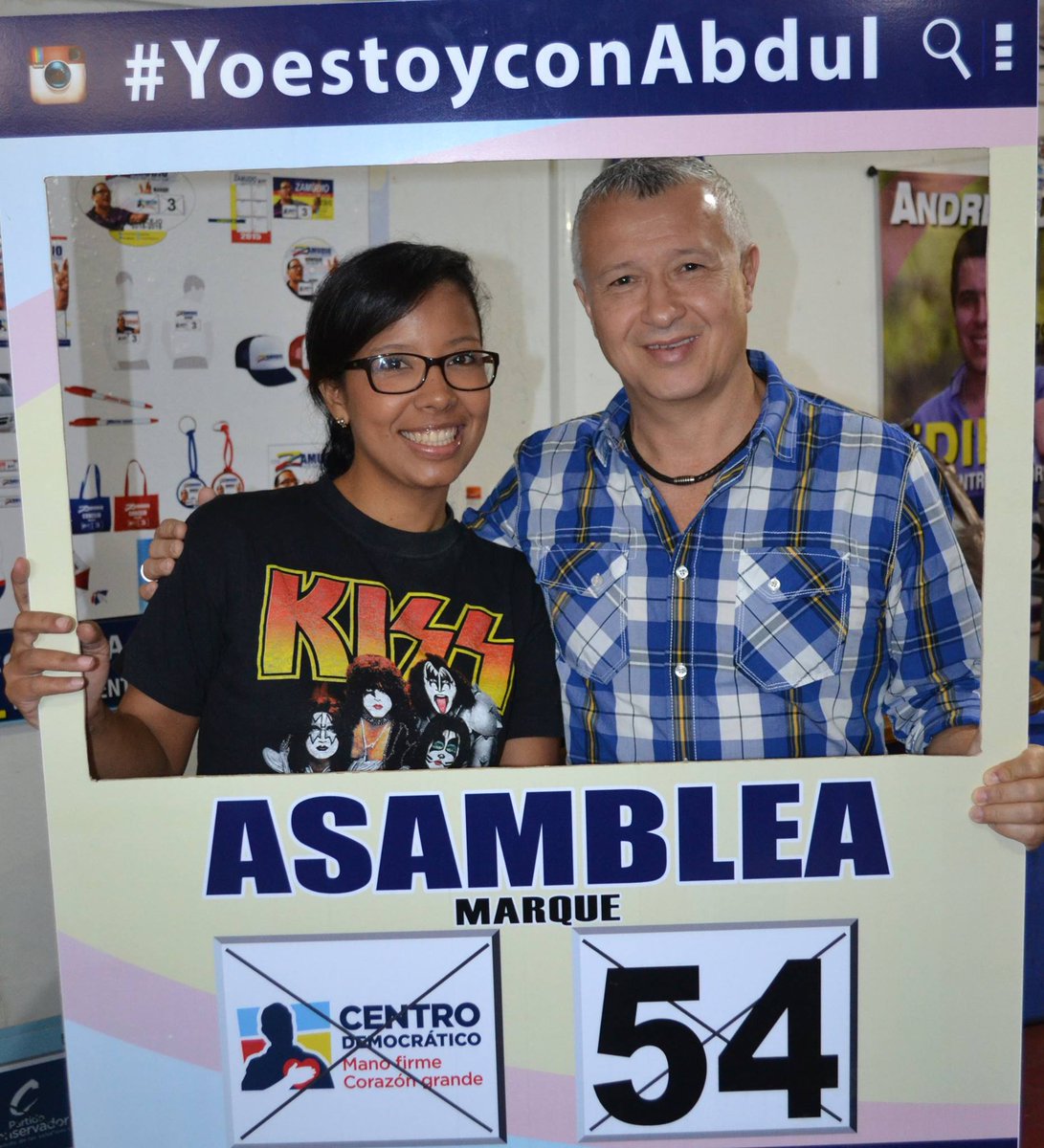 HarbAbdul's tweet photo. #YoEstoyConAbdul #Asamblea #Marque54 #AbdulHarb #PartidoCentroDemocratico http://t.co/4CCtrRzRG8