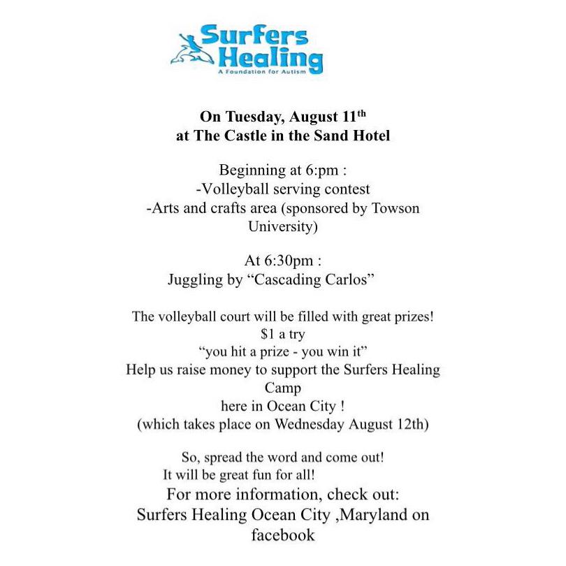StrwbryShrtK's tweet image. @SurfersHealing #OCMD fun night for a great cause August 11th #autism #surfcamp #alohatherapy