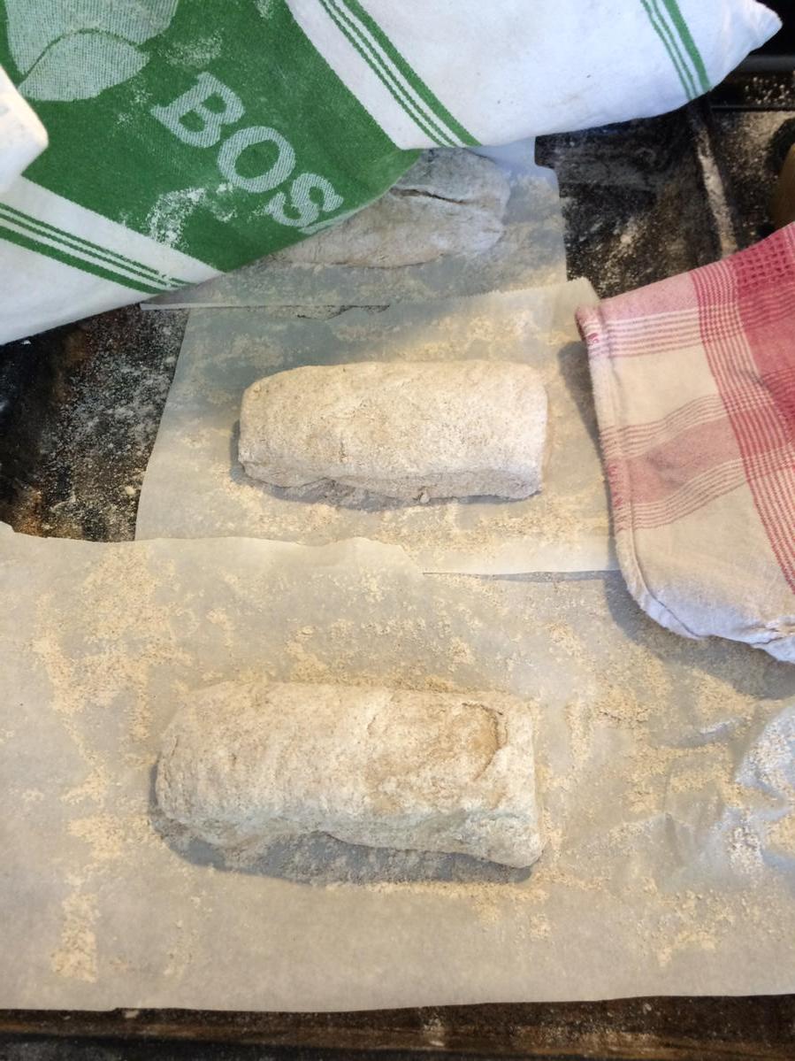 Who's up for some fresh Einkorn flour Ciabatta? It's a little longer.....